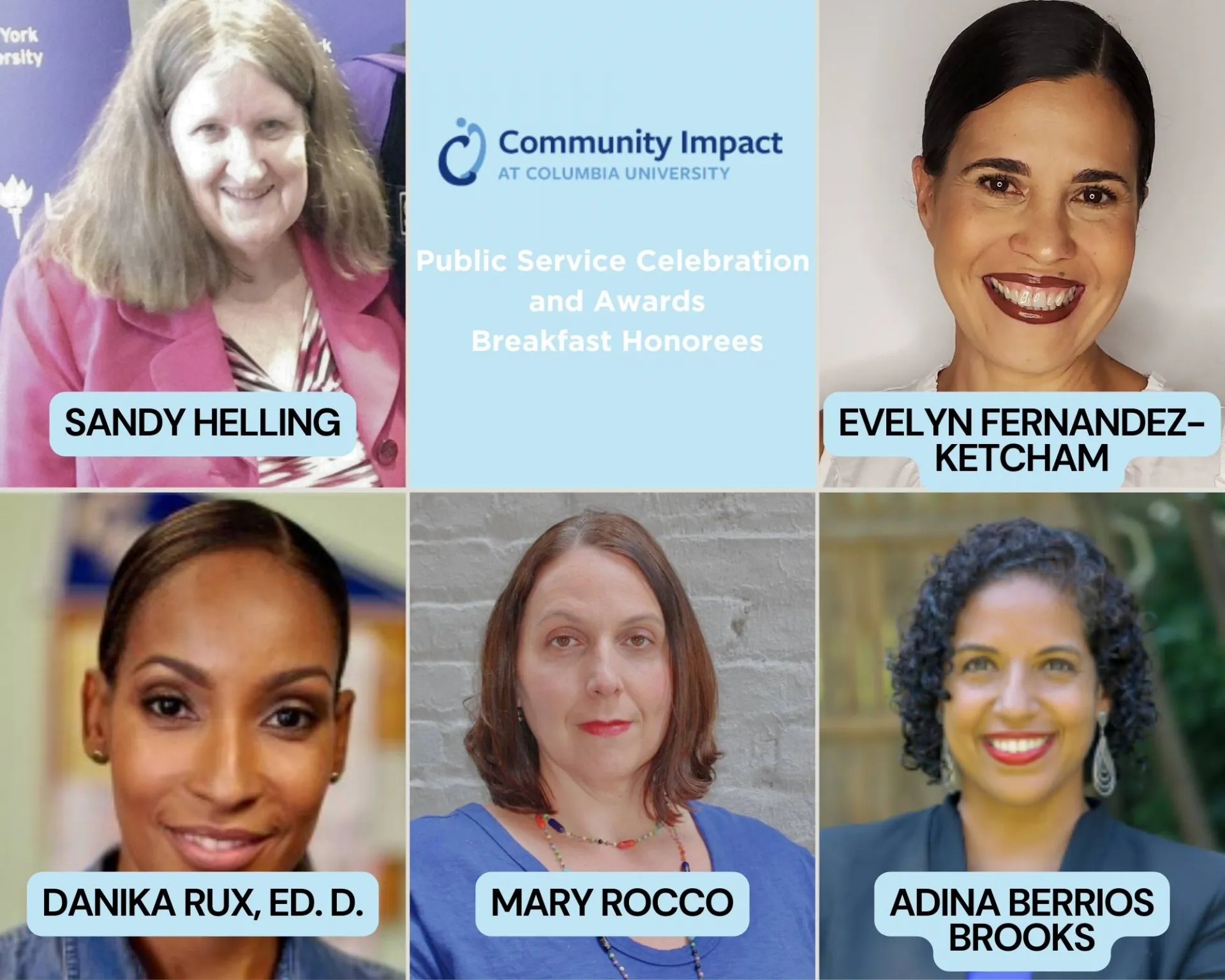 Breakfast Honorees