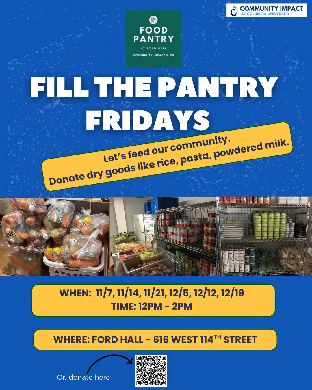 Fill the Pantry Fridays