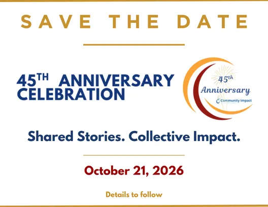 Save the date 45th anniversary